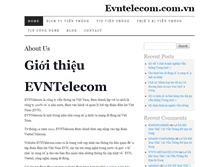 Tablet Screenshot of evntelecom.com.vn